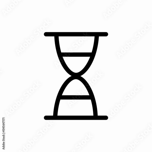 sand clock icon sign vector