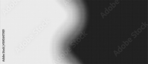 Abstract art background waves with dots. Stipple effect with chaotic noise.