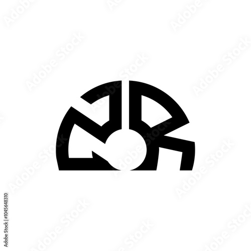ZR letter logo design on White background. ZR creative initials letter logo concept. ZR letter design.

