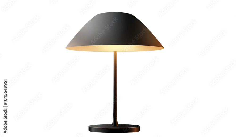 A table lamp , isolated on a white background A table lamp , isolated on a white background