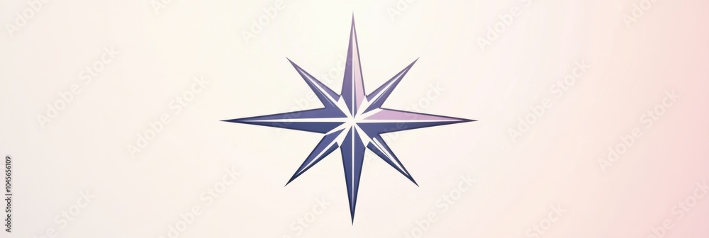 This geometric compass rose features sharp, clean lines radiating from a central point, symbolizing direction and navigation. Generative AI This geometric compass rose features sharp, clean lines radiating from a central point, symbolizing direction and navigation. Generative AI