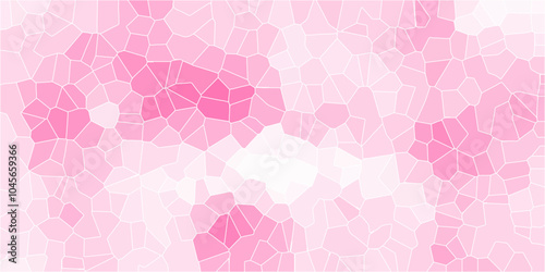 Abstract background of crystallized. triangular 3d Wall background with tile. Rose pink Geometric Modern creative background. baby pink Geometric Retro tiles pattern. Pink hexagon ceramic. 3d design