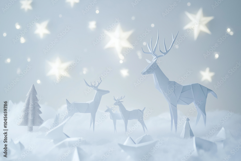 Minimal white Christmas Card. Minimal white Christmas Card.