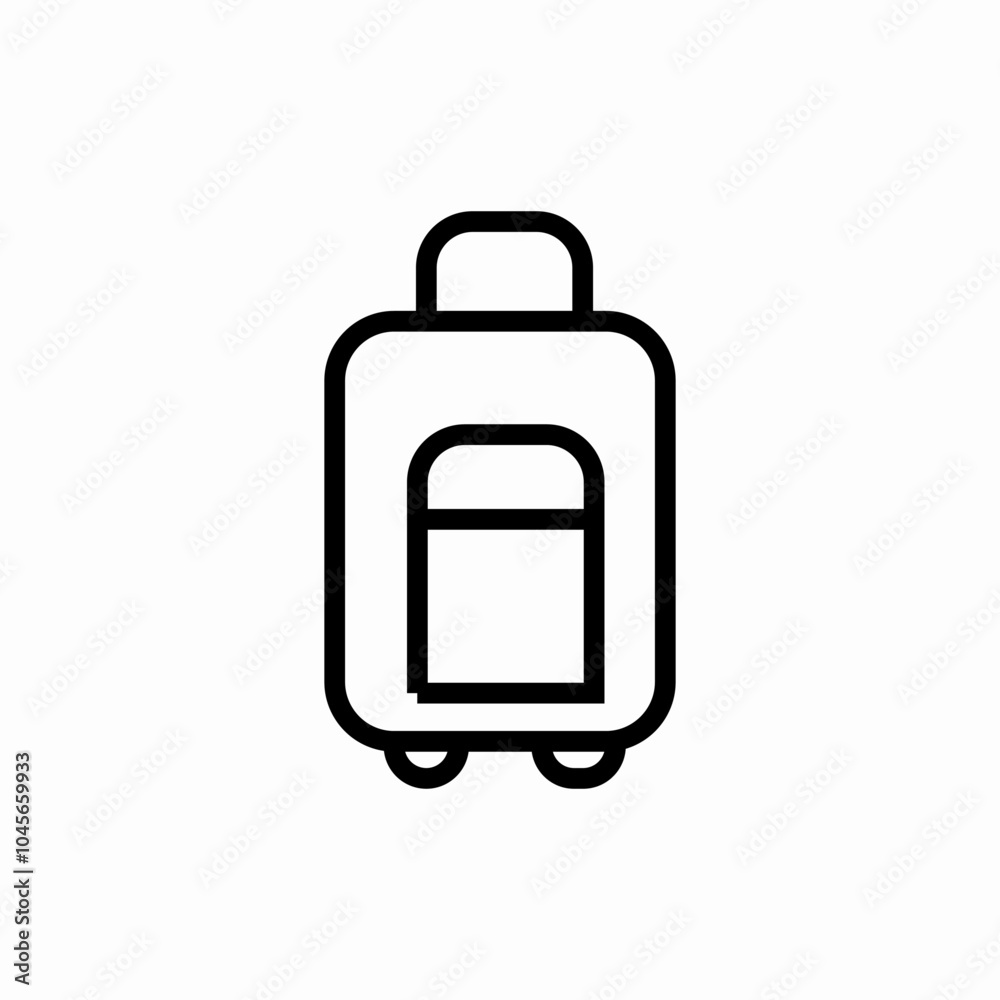 travel luggage icon sign vector travel luggage icon sign vector