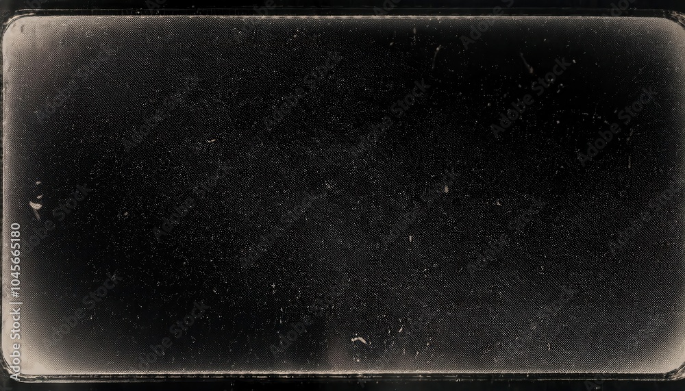 Fototapeta premium Authentic Vintage Film Strip Texture with Heavy Dust, Scratches, and Grain in Monochrome Black and White for Retro Cinematic Effects, Analogue Photography Projects, and Nostalgic Film Reel Background