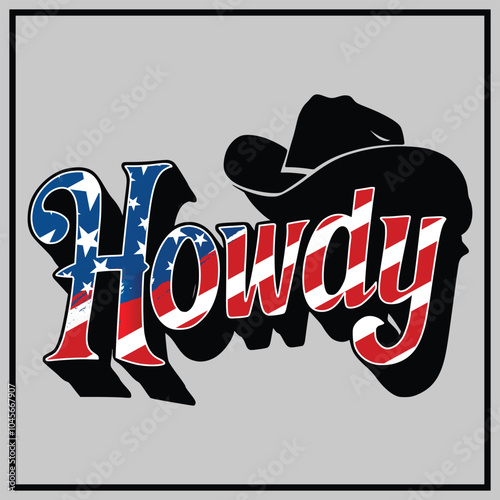 Funny Cowboy T-shirt Design,Cowboy Shirt, Howdy Shirt, Howdy Yall, Heehaw Shirt, Howdy Christmas Design photo