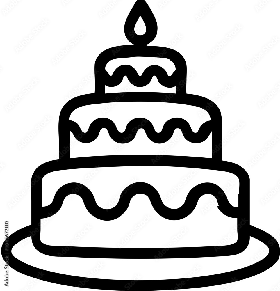 illustration of cake illustration of cake