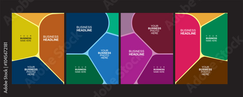 Versatile Angles, Colorful Poster set