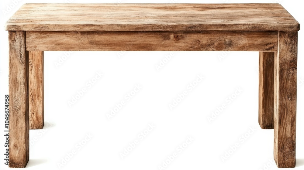 A rustic wooden table, showcasing its intricate texture and natural grain, emphasizes handcrafted quality and a vintage style perfect for traditional interiors. A rustic wooden table, showcasing its intricate texture and natural grain, emphasizes handcrafted quality and a vintage style perfect for traditional interiors.