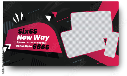 Online business video thumbnail template design