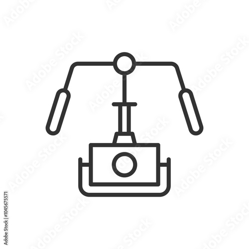 Gimbal Stabilizer Icon Sign Symbol