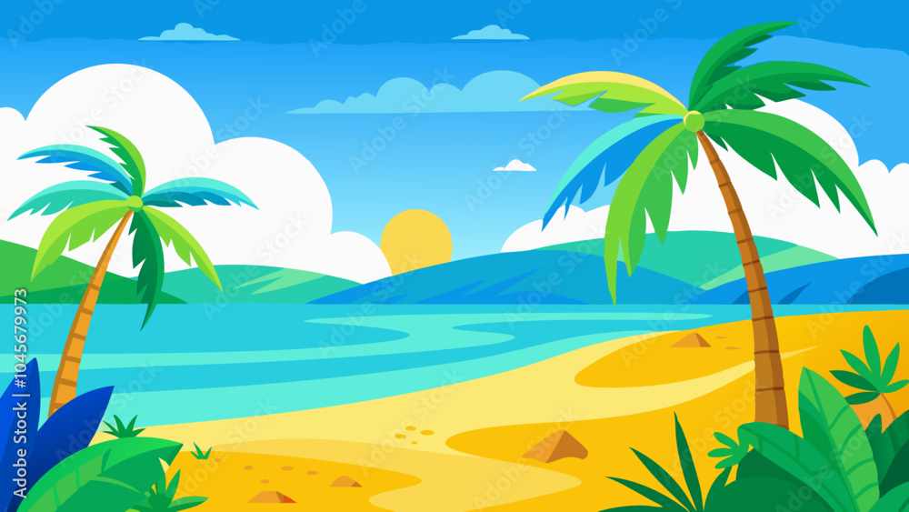 Beach landscape