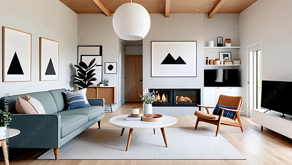 mid century scandinavian inspired country style home interior features modern living room design french traditional elements combined mid century scandinavian inspired country style home interior features modern living room design french traditional elements combined