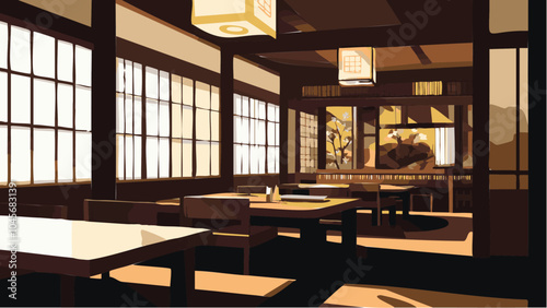 Japanese Aesthetics- Restaurant Interior Design