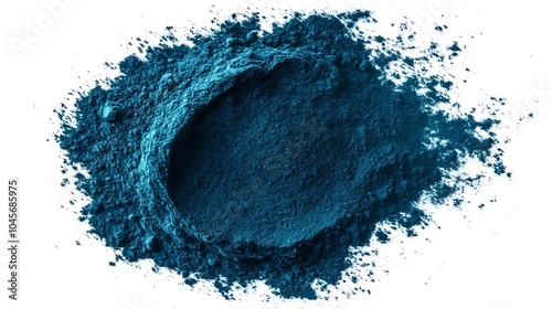 Blue Spirulina Powder Texture Background