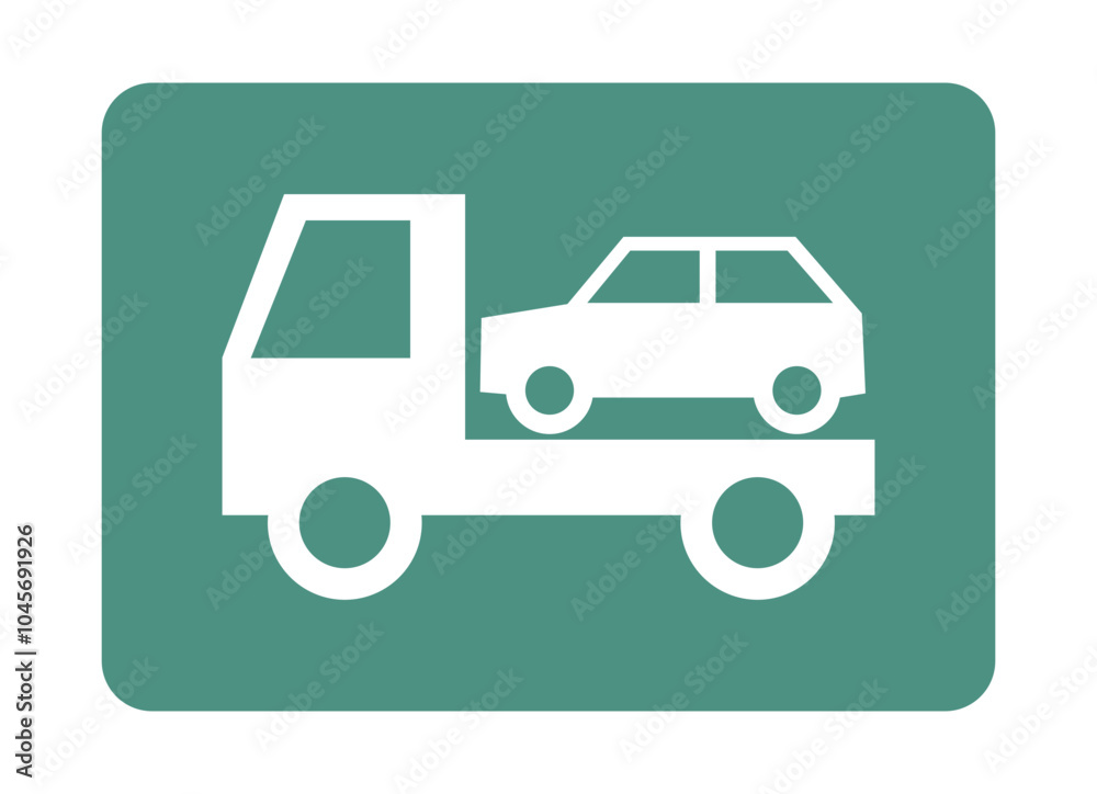 auto pomoc drogowa - holowanie samochodu ikona auto pomoc drogowa - holowanie samochodu ikona