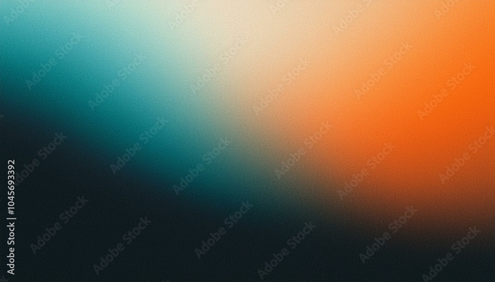 Dark grainy banner background with orange-white and teal-black gradients; abstract design with glowing noise texture effect. Dark grainy banner background with orange-white and teal-black gradients; abstract design with glowing noise texture effect.