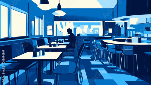 Savor the Moment- Interior of a Los Angeles Restaurant.ai