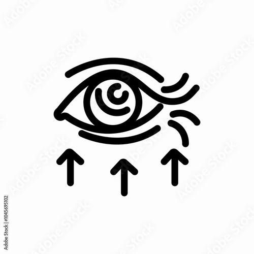 eyelid surgery icon sign vector photo