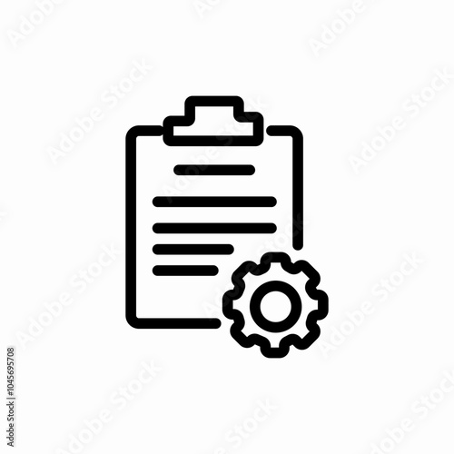 order processing icon sign vector