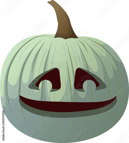 Halloween pumpkins with smiling faces and hearts, ready for festive fall decorations, party invitations and seasonal designs. illustration of cute