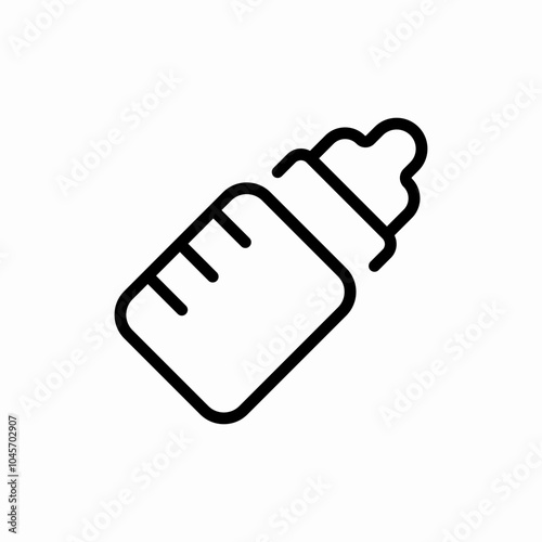 baby bottle icon sign vector