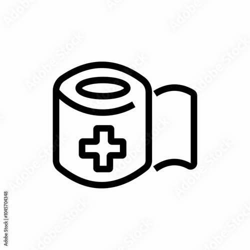 sterile gauze icon sign vector