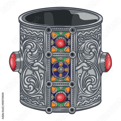 Traditional amazigh bracelet - Algerian berber jewelry