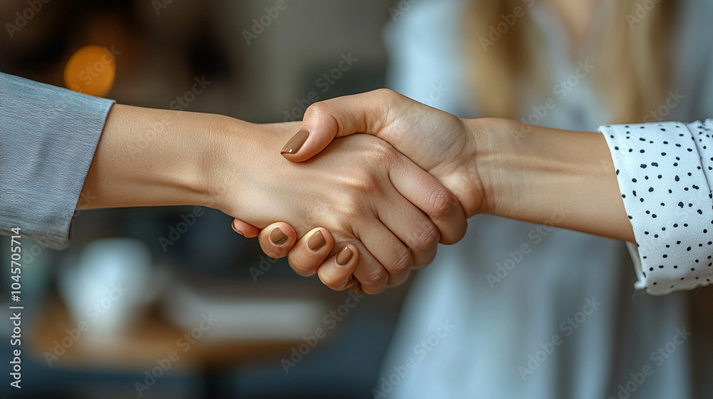 successful businesswoman in a suit shakes hands with a client in an office, symbolizing trust, professionalism, and achievement. The handshake highlights a strong partnership and mutual respect successful businesswoman in a suit shakes hands with a client in an office, symbolizing trust, professionalism, and achievement. The handshake highlights a strong partnership and mutual respect