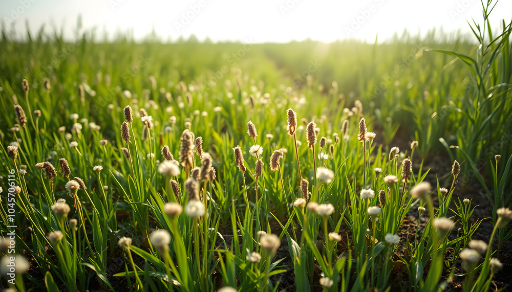 Researching recultivated field isolated with white highlights, png Researching recultivated field isolated with white highlights, png