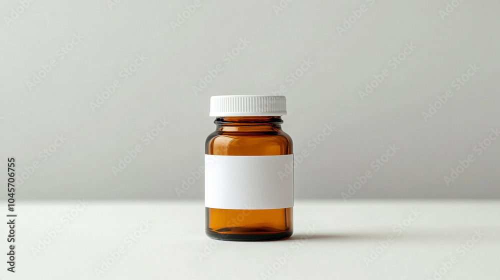 transparent, empty medicine vial with a blank label, symbolizing potential, purity, and readiness for medical use. The image conveys themes of healthcare innovation, clinical research, and sterile env transparent, empty medicine vial with a blank label, symbolizing potential, purity, and readiness for medical use. The image conveys themes of healthcare innovation, clinical research, and sterile env