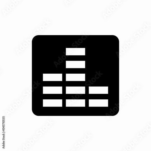 frequency sound wave icon sign vector