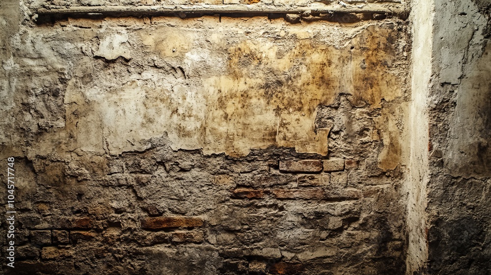 Weathered Brick Wall Texture: Rustic Background Weathered Brick Wall Texture: Rustic Background
