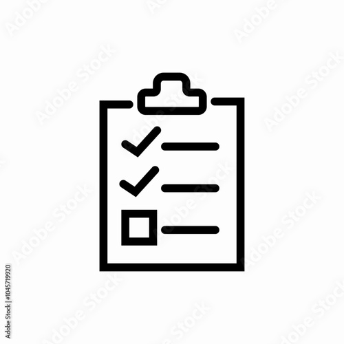 task list icon sign vector