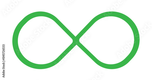 Hand drawn infinity symbol. Black infinity icon. Eternity, infinite, limitless and forever signs.