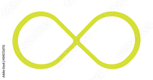 Hand drawn infinity symbol. Black infinity icon. Eternity, infinite, limitless and forever signs.