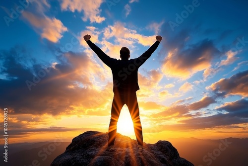 A person standing firm against adversity, with a calm, resolute expression showing inner strength and unshakeable self-worth