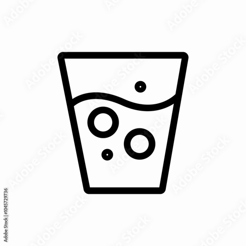 fizzy drink icon sign vector