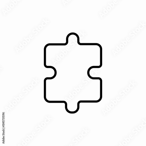 puzzle piece icon sign vector