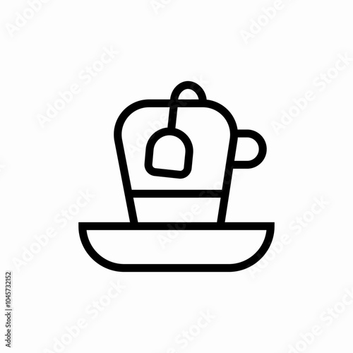 spinning teacup icon sign vector