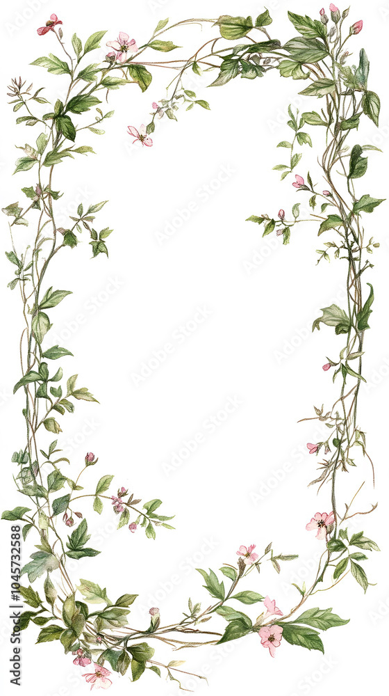 Floral frame design Floral frame design