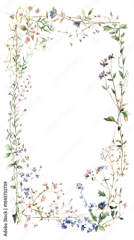 Floral frame design Floral frame design