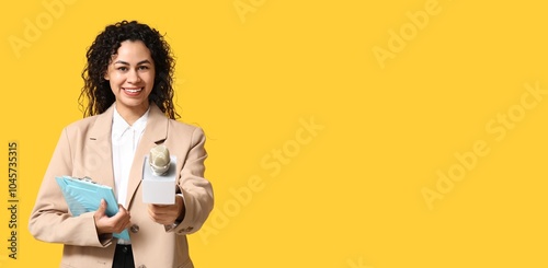 Portrait of female African-...