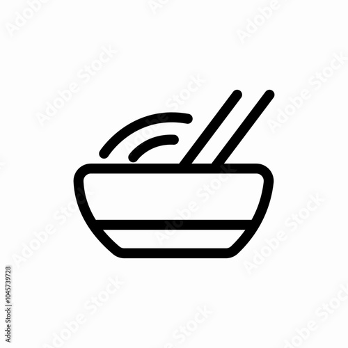 chinese food icon sign vector