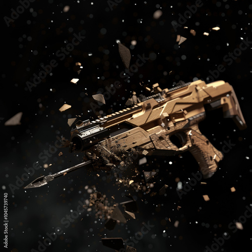 Advanced Crossbow Pistol with Explosive Effects
