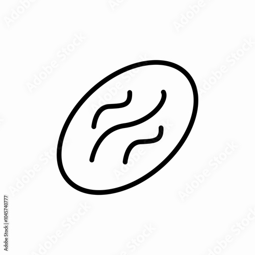 loaf of bread icon sign vector