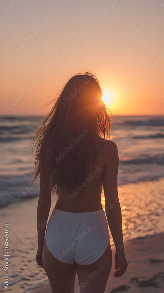 Fototapeta premium Sunset beach vibes