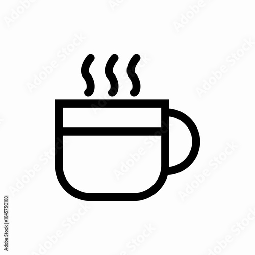 coffee cup icon sign vector