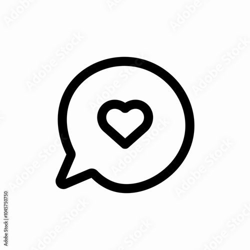 love message icon sign vector