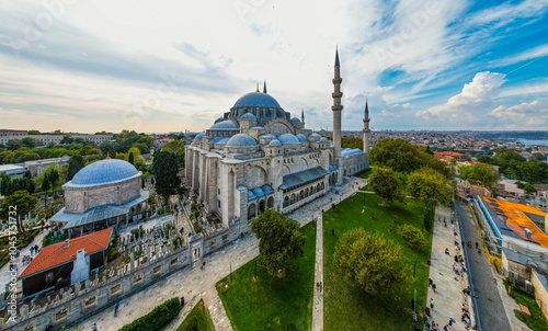 Suleymaniye Mosque (Suleymaniye Camisi), Istanbul, Turkey. photo